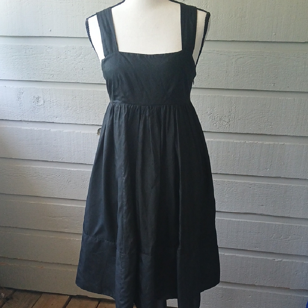 Vintage Elegant Black Sleeveless Dress